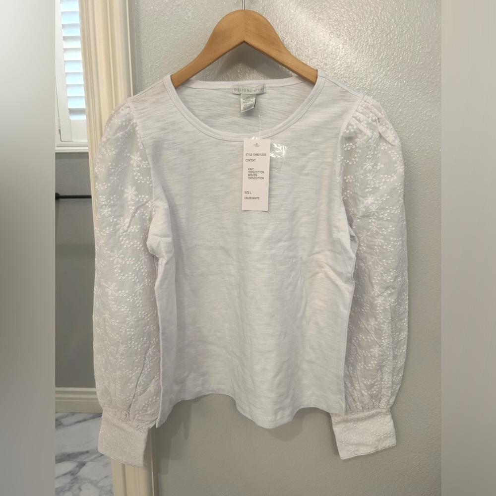 Design History Top in White